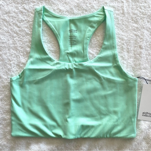 NWT Girlfriend Collective Breeze RIB Paloma Racerback Bra, size M - Picture 3 of 6
